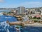 Aerial view of La Jolla coast, San Diego, California.