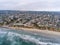 Aerial view of La Jolla Palisades park, San Diego, CA