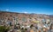 Aerial view of La Paz city with Illimani Mountain on background - La Paz, Bolivia