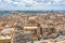 Aerial view of Lady of Mount Carmel church, St.Paul`s Cathedral in Valletta city center, Malta