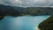 Aerial View: Laguna Brava or Yolnabaj Lake in Guatemala