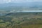 An aerial view of Lake Elementaita and Sleeping Warrior Hill, Naivasha, Rift Valley, Kenya