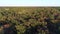 Aerial View Lake and Fall Colors