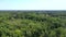 Aerial view: a lake in the forest. Nature of Russia, beautiful landscape