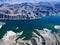 Aerial view of Lake Mead.