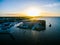 Aerial view of Lake Monroe in Sanford Florida