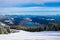 aerial view of the lake ossiach - ossiachersee from the gerlitzen mountain near villach, austria....IMAGE