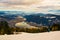 aerial view of the lake ossiach - ossiachersee from the gerlitzen mountain near villach, austria....IMAGE