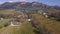 Aerial view of, landmark wine farm in Cape Town, South Africa