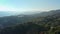 Aerial view of landscape in Garbasso, Celle Ligure comune, Savona province, regione Liguria region.