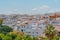 Aerial view of landscape of Spanish town Carmona