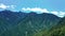 Aerial view landscape view of jade Mountain yushan in Taiwan