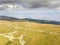 Aerial view of Landscape of Vitosha Mountain, Bulgaria