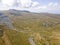 Aerial view of Landscape of Vitosha Mountain, Bulgaria