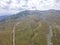 Aerial view of Landscape of Vitosha Mountain, Bulgaria