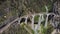 Aerial view of Landwasser Viaduct, Switzerland