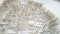 Aerial view of a large grove of Aspen trees in winter with snow and shadows