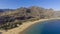 Aerial view of Las Teresitas beach in Tenerife Island, Spain