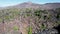 Aerial view of lava fields. Oregon, United States