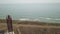 Aerial view of a lighthouse