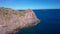 Aerial view of lighthouse on Cap De Creus Cape