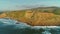 Aerial view of lighthouse at Cape Roca in Portugal