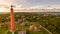 Aerial view of lighthouse in Daytona Beach Florida