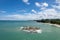 Aerial view of lighthouse at Khao Lak