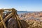 Aerial view on Lisbon with hostoric cannon from Castelo de Sao Jorge in Portugal