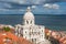 Aerial view of Lisbon pantheon - Portugal