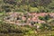 Aerial view of little village Rasa, fraction of the municipality of Varese, Italy