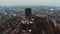 Aerial view of the Liverpool Cathedral or Cathedral Church of Christ