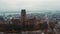 Aerial view of the Liverpool Cathedral or Cathedral Church of Christ