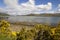 An aerial view of Loch Fleet in the Scottish Highlands