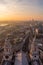 Aerial view of London from St.Paul`s Cathedral, United Kingdom