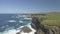 Aerial view loop head peninsula in West Clare, Ireland. Kilkee Beach County Clare, Ireland.