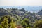 Aerial view of Los angeles city from Runyon Canyon park Mountain View