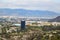 Aerial view of Los angeles city from Runyon Canyon park Mountain View