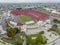 Aerial View Of The Los Angeles Memorial Coliseum