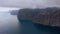 Aerial view of Los Gigantes Cliffs on Tenerife overcast, Canary Islands, Spain