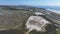 Aerial view of Los Penasquitos Lagoon wetland at San Diego, California. USA
