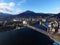 Aerial view, Lucerne and Mount Pilatus, Switzerland