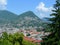 Aerial view of Lugano, Switzerland