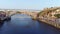 Aerial view Luis I Bridge in Porto