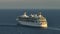 Aerial View of a Luxury Cruise Liner\'s Opulent Amenities and Active Lifestyle