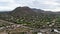 Aerial view of luxury villas and mountain, Scottsdale