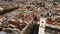 Aerial view of Lviv City Hall. Ukraine 4k