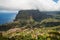 Aerial view on Madeira landscape