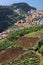 Aerial view of Madeiras seaside resort and Ocean