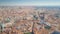 Aerial view of Madrid cityscape, Spain